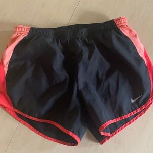 Nike dry fit black running shorts